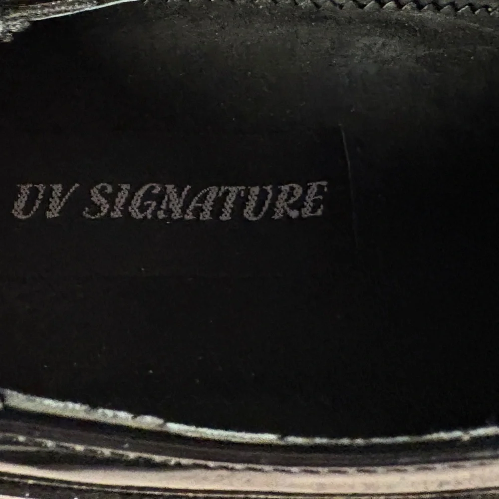 UV Signature Men’s Black Dress Shoes, Size 8.5